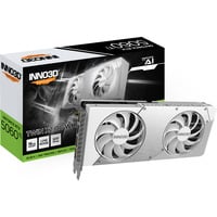 INNO3D GeForce RTX 5060 Ti TWIN X2 OC WHITE 16GB, Grafikkarte weiß, DLSS 4, 3x DisplayPort, 1x HDMI 2.1