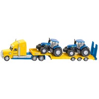 SIKU 1805 FARMER LKW mit New Holland Traktoren, Modellfahrzeug 