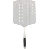 Cozze Pizzaschaufel mit Löchern, 40 x 35cm, Grillbesteck aluminium/schwarz