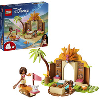 LEGO 43282 Disney Princess Vaianas Hütte und Boot, Konstruktionsspielzeug 