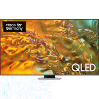 SAMSUNG GQ-65Q80D, QLED-Fernseher 163 cm (65 Zoll), silber/schwarz, UltraHD/4K, HDR, Twin Tuner, Direct Full Array, 120Hz Panel