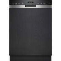 Siemens SN55ES12CE IQ500, Spülmaschine edelstahl (gebürstet)/schwarz, 60 cm, Home Connect