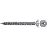 fischer Spanplattenschraube ClassicFast II 3,5x20 Senkkopf TX 1000 Stück, mit Vollgewinde, verzinkt