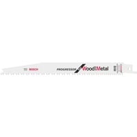Bosch Professional Säbelsägeblatt S 3456 XF Progressor for Wood and Metal, 5 Stück Länge 200mm