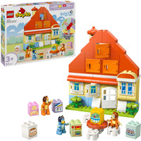 LEGO 10459 DUPLO Bluey Blueys Familienhaus mit Memory-Spiel, Konstruktionsspielzeug