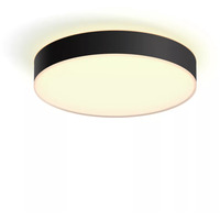 Philips Hue White Ambiance Enrave Deckenleuchte L, LED-Leuchte schwarz, inkl. Dimmschalter