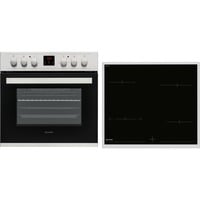 SHARP K-62D19IM0-EU, Herdset edelstahl/schwarz