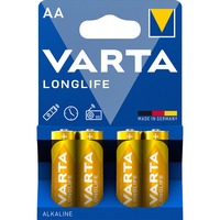 VARTA Longlife AA, Batterie 4 Stück, AA
