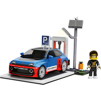 COBI EV Station & Renault 5 Turbo 3E, Konstruktionsspielzeug Maßstab 1:35