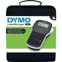 Dymo LabelManager 280 im Koffer, Beschriftungsgerät schwarz/silber, mit QWERTZ-Tastatur, S0968990