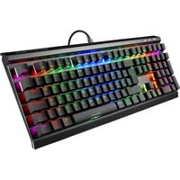 Sharkoon SKILLER SGK60, Gaming-Tastatur schwarz, IT-Layout, Kailh Box Red