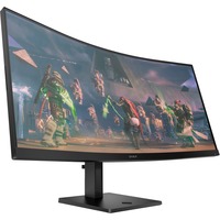 OMEN 34c , Gaming-Monitor 86.4 cm (34 Zoll), schwarz, WQHD, VA, AMD Freesync Premium, DisplayPort, HDMI, 165Hz Panel