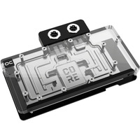 Alphacool Core RX 9070 XT Swift + Quicksilver, Wasserkühlung transparent/chrom, inkl. Backplate