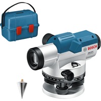 Bosch Optisches Nivelliergerät GOL 26 G Professional blau, Koffer, Maßeinheit 400 Gon