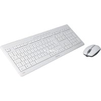 CHERRY STREAM DESKTOP RECHARGE, Desktop-Set weiß/grau, DE-Layout, Cherry SX-Scherentechnologie