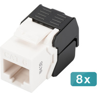 Digitus CAT 6 Keystone Modul, ungeschirmt - 8 Stk., Keystone-Modul 