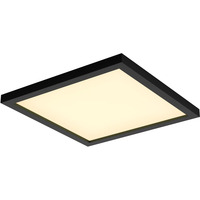 Philips White Ambiance Aurelle quadratische Panelleuchte, LED-Leuchte schwarz, inkl. Dimmschalter