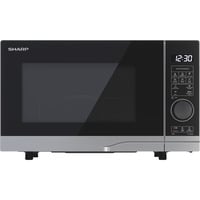 SHARP YC-PG204AE-S, Mikrowelle silber/grau