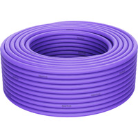 Digitus Professional Cat.6 F/UTP Verlegekabel simplex, B2ca violett, 100 Meter Rolle