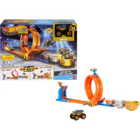 Hot Wheels Hot Wheels Monster Trucks 2-in-1 Loop & Flip Challenge, Rennbahn