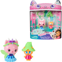 Spin Master Gabby's Dollhouse: Der Film - Queen Kitty Fee & Kätzchen Gnom Figuren-Set, Spielfigur
