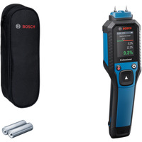 Bosch Professional Holzfeuchtemesser GMP 2-15 Professional blau/schwarz, 2x Batterien, Tasche