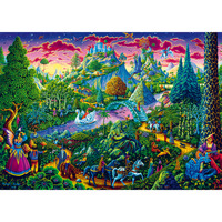 Schmidt Spiele Michael Fishel: Fantastische Märchenwelt, Puzzle 1000 Teile