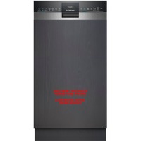 Siemens SR53ES24KE IQ300, Spülmaschine edelstahl (gebürstet)/schwarz, 45 cm, Home Connect