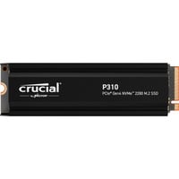 Crucial P310 4 TB mit Kühlkörper, SSD PCIe 4.0 x4, NVMe, M.2 2280