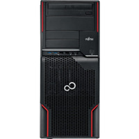 Fujitsu CELSIUS W520 Generalüberholt, PC-System schwarz/rot, Windows 10 Pro 64-Bit