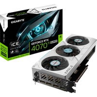 GIGABYTE GeForce RTX 4070 Ti SUPER EAGLE OC ICE 16G, Grafikkarte weiß, DLSS 3, 3x DisplayPort, 1x HDMI 2.1a