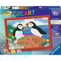 Ravensburger CreArt - Papageientaucher, Malen 