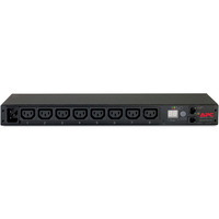 APC Metered Rack PDU AP7821B mit Messfunktion, 1HE, 8x C13, Steckdosenleiste schwarz, 16 A, 230 V