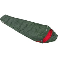 High Peak Mumienschlafsack Black Arrow ECO dunkelgrün/rot