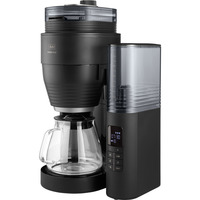 Melitta AromaFresh X , Filtermaschine schwarz (matt)/silber, mit Mahlwerk