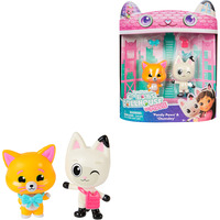 Spin Master Gabby's Dollhouse: Der Film - Panda Pfötchen & Leopold Figuren-Set, Spielfigur