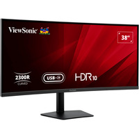 ViewSonic VA3820C, LED-Monitor 95.3 cm (37.5 Zoll), schwarz, UWQHD+, IPS, Curved, USB-C, USB-Hub
