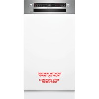 Bosch SPI2HKS42E Serie 2, Spülmaschine edelstahl (gebürstet), 45 cm, Home Connect