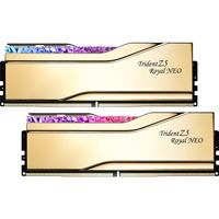 G.Skill DIMM 32 GB DDR5-6000 (2x 16 GB) Dual-Kit, Arbeitsspeicher gold, F5-6000J2636H16GX2-TR5NG, Trident Z5 Royal, AMD EXPO