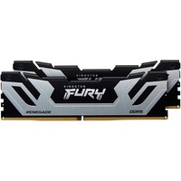 Kingston CU-DIMM 48 GB DDR5-8400 (2x 24 GB) Dual-Kit, Arbeitsspeicher silber/schwarz, KF584CU40RSK2-48, FURY Renegade, INTEL XMP