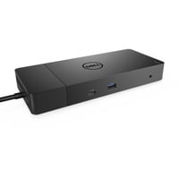 Dell WD19 Generalüberholt, Dockingstation schwarz, 130 W Netzteil, USB-C, DisplayPort
