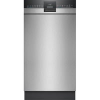 Siemens SR43ES25ME iQ300, Spülmaschine edelstahl (gebürstet)/schwarz, 45 cm, Home Connect