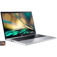 Acer Aspire 3 (A315-24P-R4YP), Notebook silber, AMD Ryzen 5 7520U, AMD Radeon Graphics, 8 GB LPDDR5, 512 GB (512 GB SSD), Windows 11 Home 64-Bit