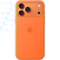 Apple Silikon Case mit MagSafe, Handyhülle orange, iPhone 17 Pro Max