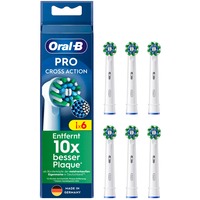  Oral-B Pro Cross Action Aufsteckbürsten 6er-Pack weiß