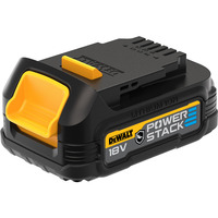 DEWALT Powerstack Akku DCBP034G, 18Volt 1,7Ah schwarz, Gehäuseschutz gegen Chemikalien, Säuren und Brennstoffe