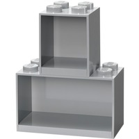 Room Copenhagen LEGO Regal Brick Shelf 8+4, Set 41171740 hellgrau, 2 Regale