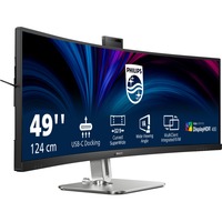 Philips 49B2U6900CH/00, LED-Monitor 124 cm (48.8 Zoll), dunkelgrau/silber, DQHD, VA, Curved, Adaptiv-Sync, 75 Hz