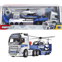 Simba Volvo Truck + Airbus Police Helicopter, Spielfahrzeug 