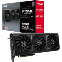 ASUS Radeon RX 9070 GRE PRIME OC EVO, Grafikkarte grau, RDNA4, GDDR6, 3x DisplayPort, 1x HDMI